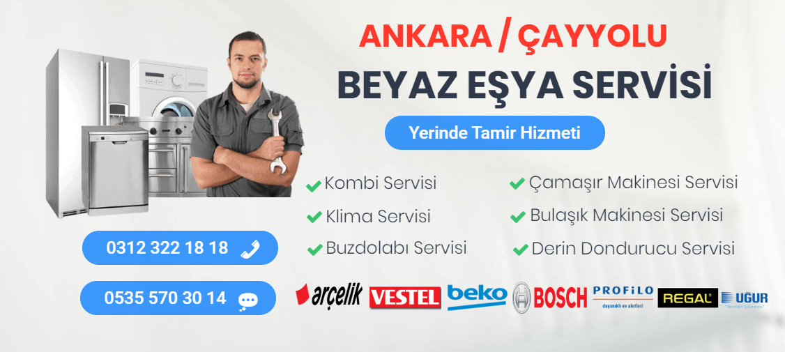 çayyolu beyaz eşya servisi