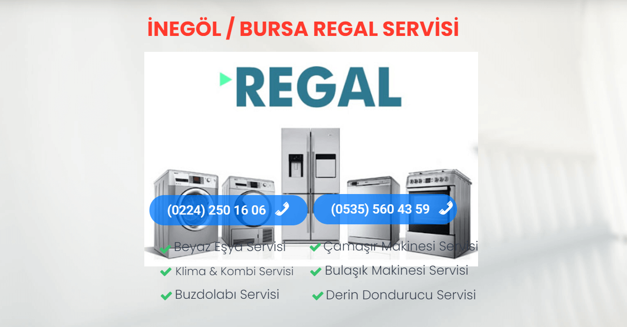 İnegöl Regal Teknik Servis