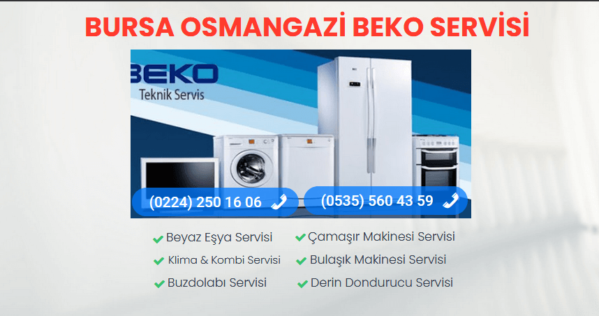 Osmangazi Beko Teknik Servis