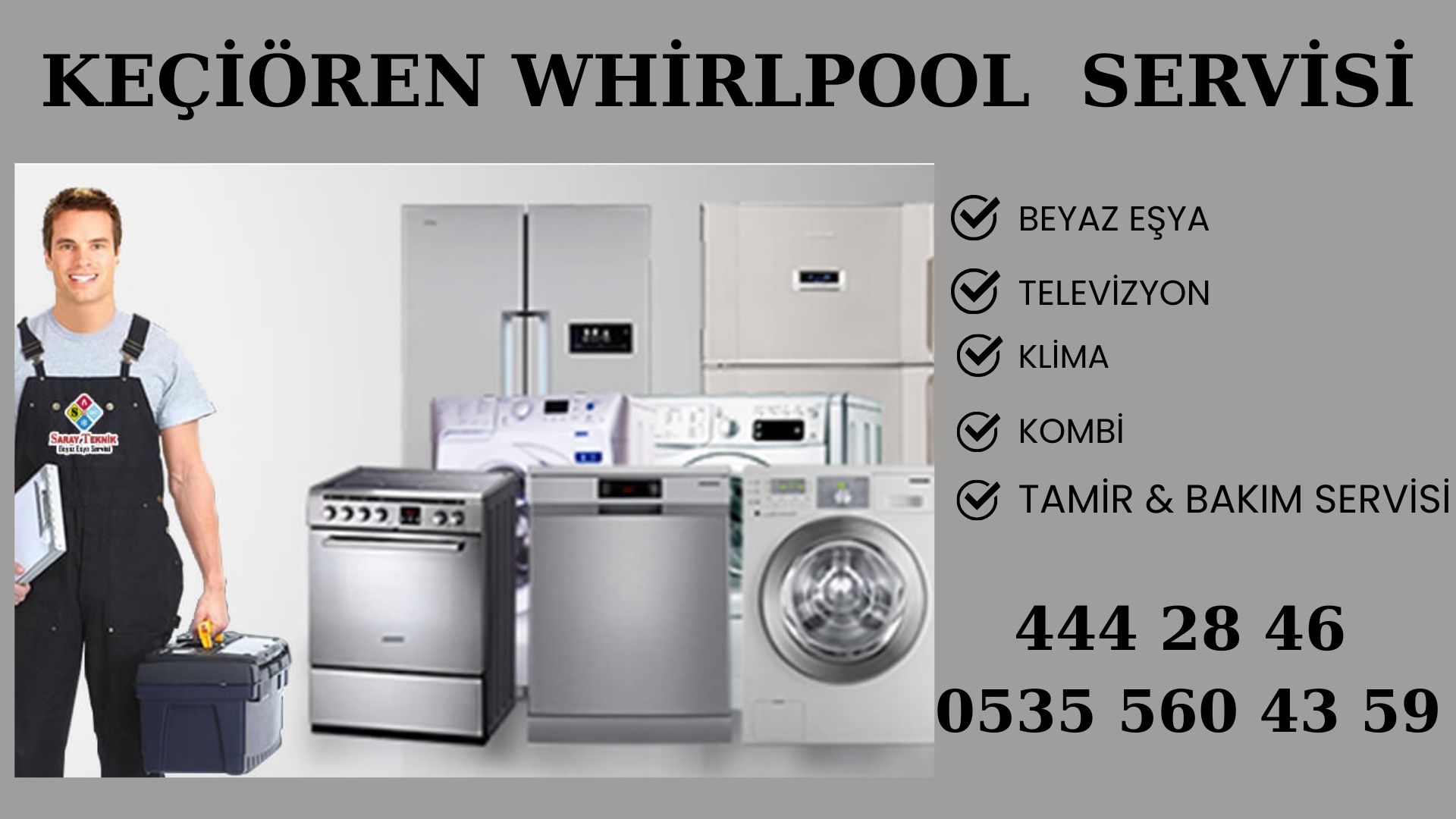 Keçiören Whirlpool Servisi