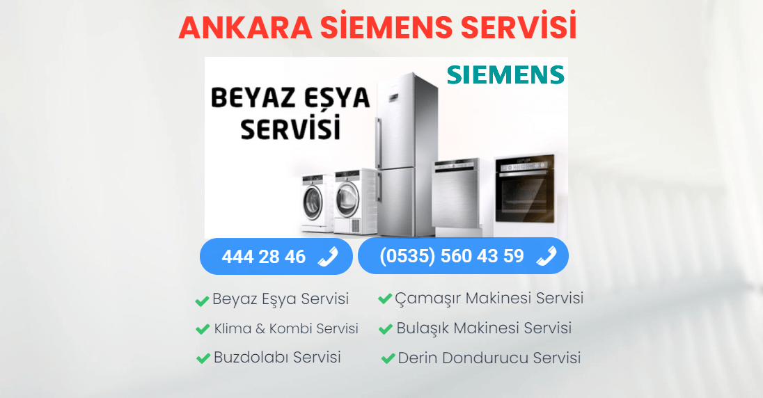 Siemens Servisi Ankara