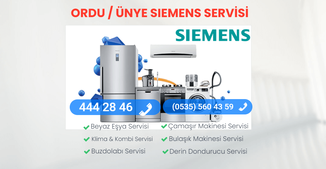 Siemens Servisi Ünye