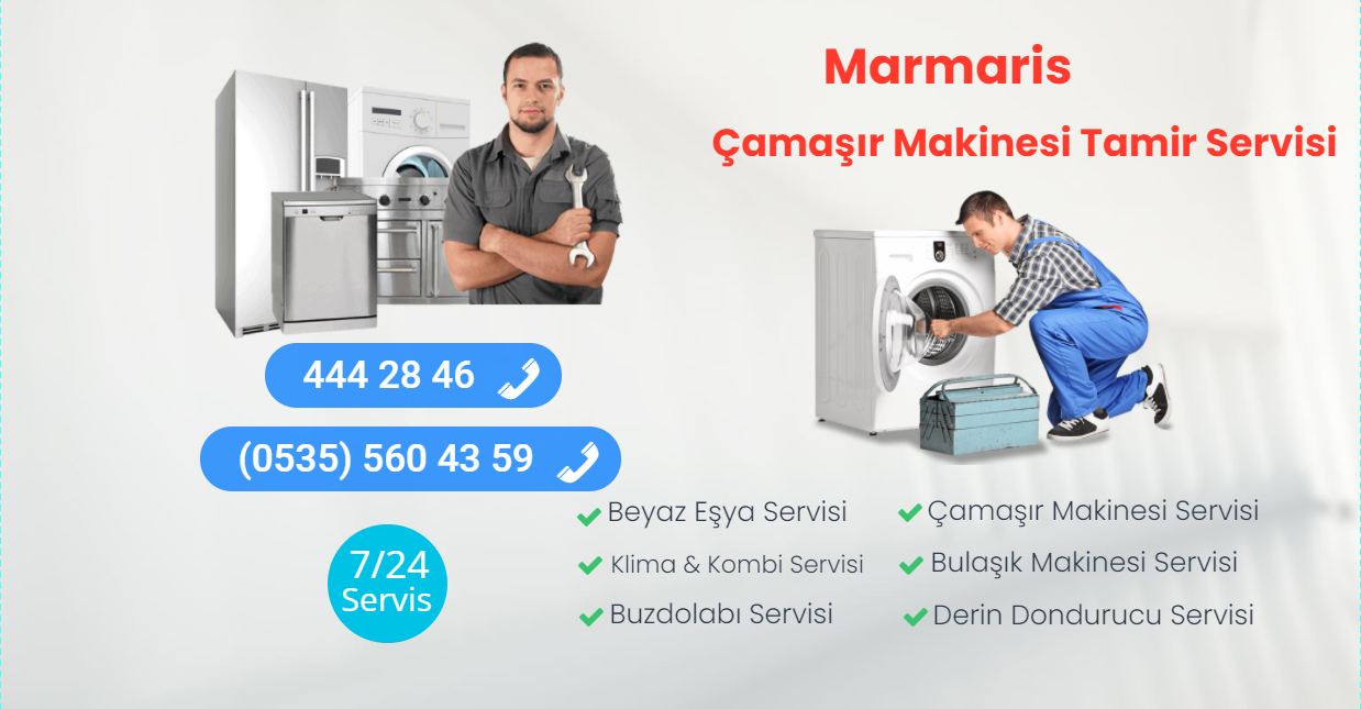 marmaris çamaşır makinesi tamir servisi