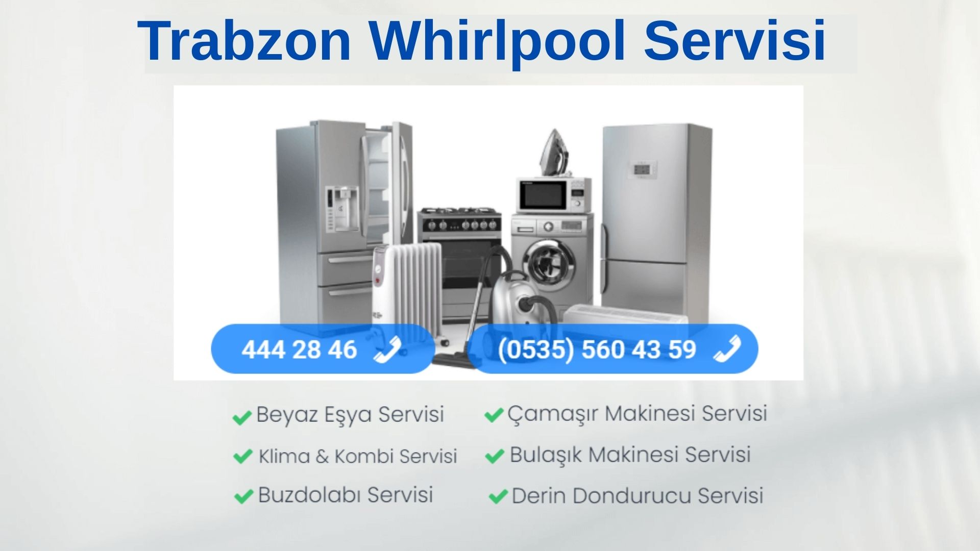 Trabzon Whirlpool Servisleri