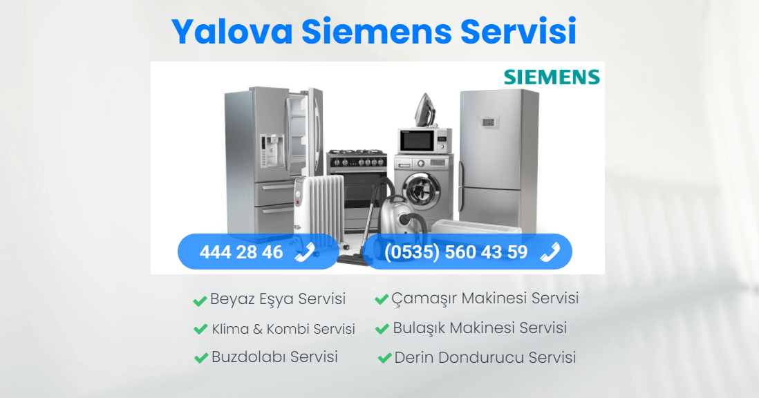 Yalova Siemens Servisi