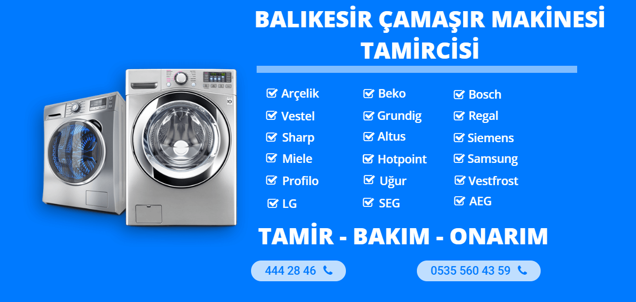 Balıkesir Çamaşır Makinesi Servisi