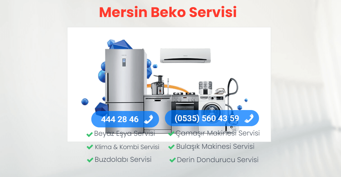 Mersin Beko Servisi