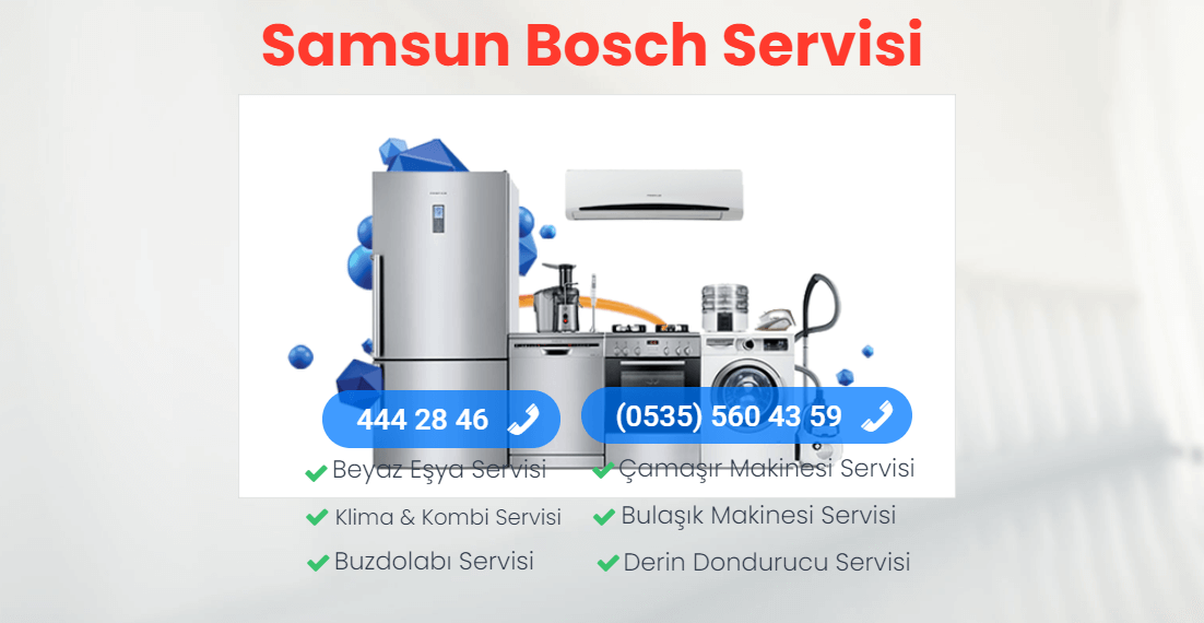 Samsun Bosch Servisi