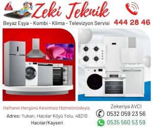 Hacılar beyaz eşya servisi