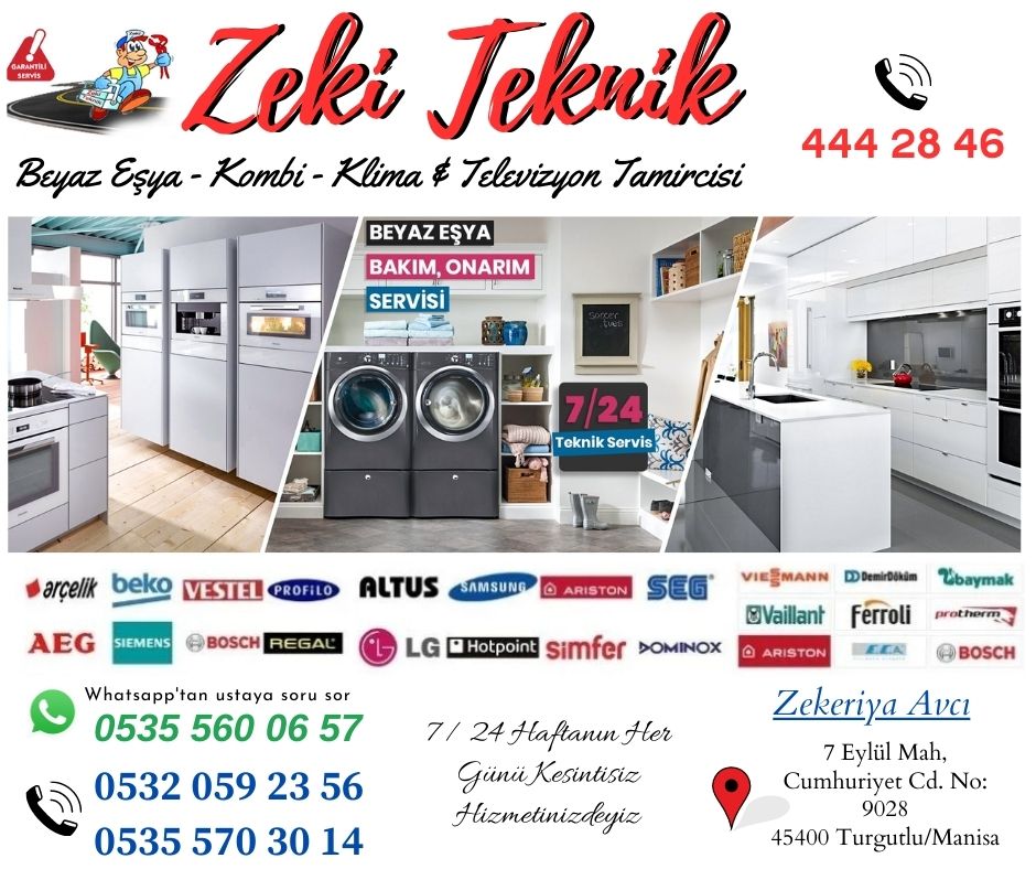 Turgutlu Beyaz Eşya Servisi