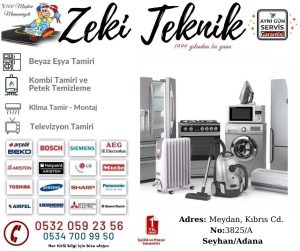 Adana Beyaz Eşya Servisi